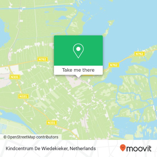 Kindcentrum De Wiedekieker Karte