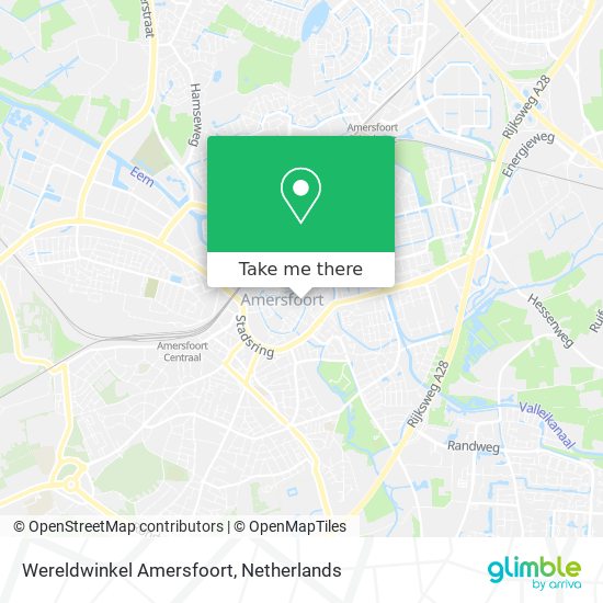 Wereldwinkel Amersfoort map