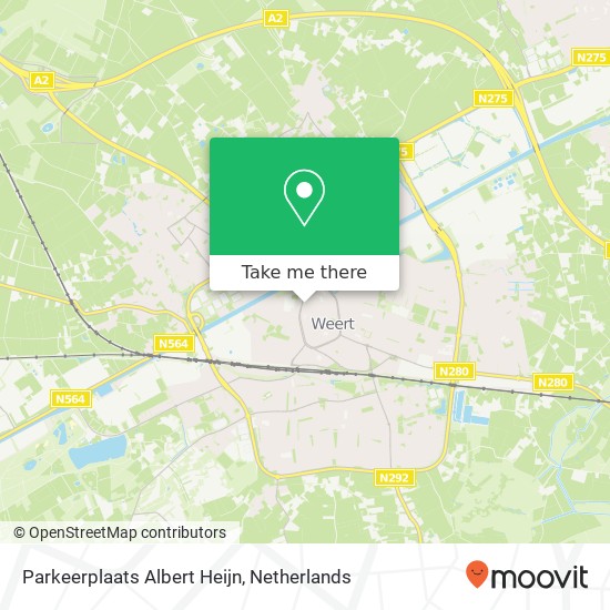 Parkeerplaats Albert Heijn map