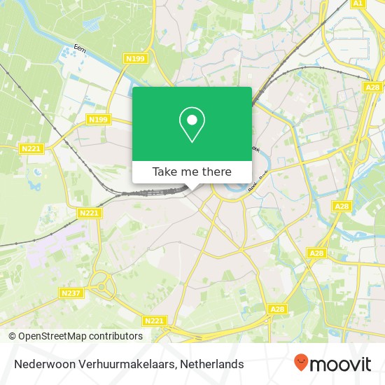 Nederwoon Verhuurmakelaars map