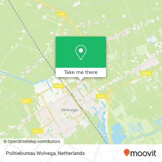 Politiebureau Wolvega map