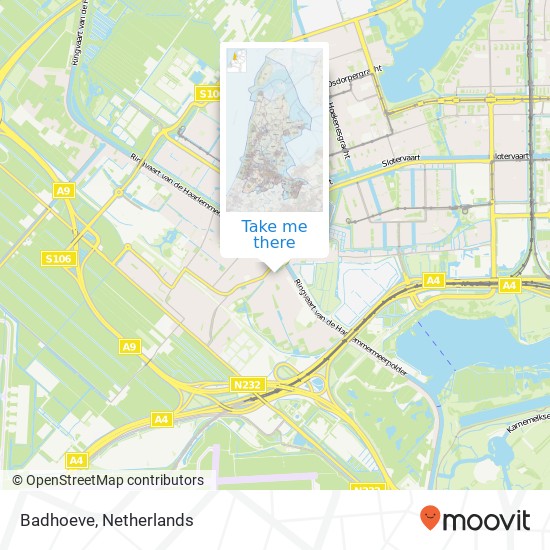 Badhoeve map