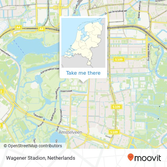 Wagener Stadion map