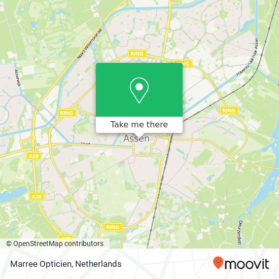 Marree Opticien map