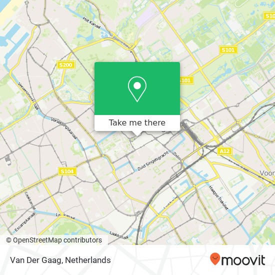 Van Der Gaag map