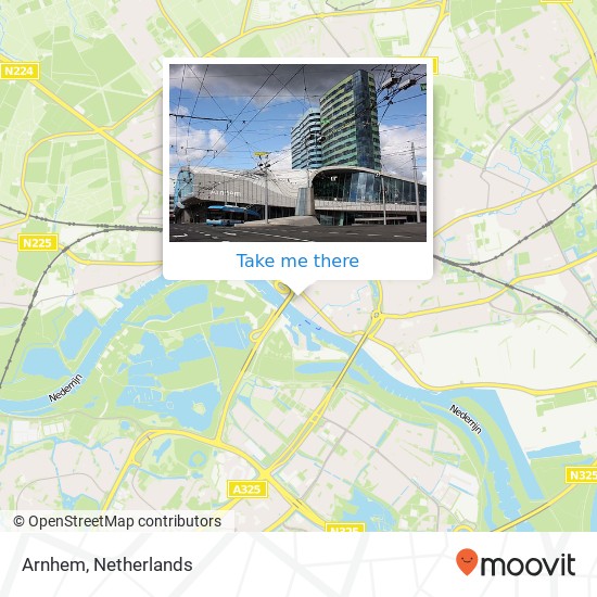 Arnhem map