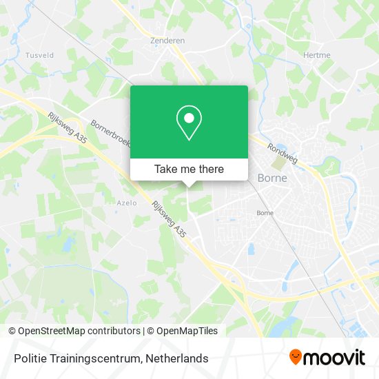 Politie Trainingscentrum map