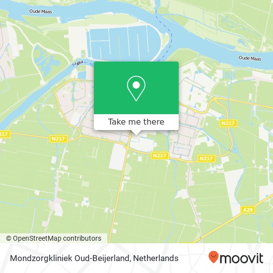 Mondzorgkliniek Oud-Beijerland map