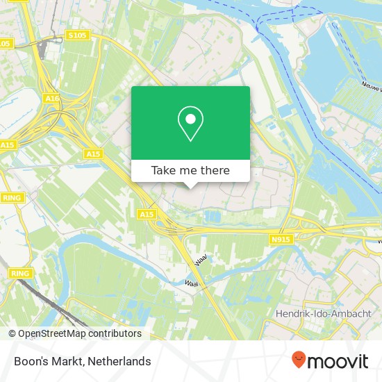 Boon's Markt map