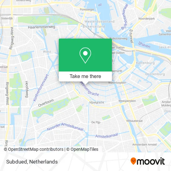 Subdued map