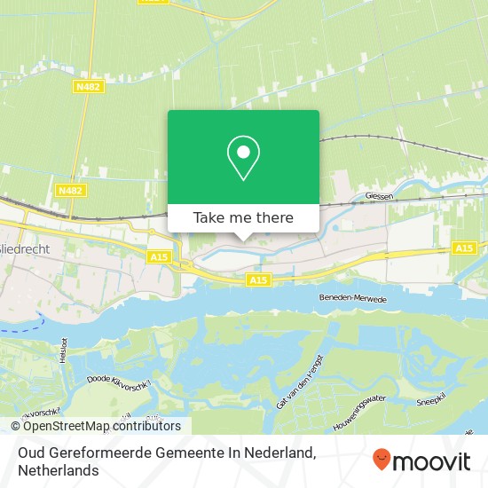 Oud Gereformeerde Gemeente In Nederland map