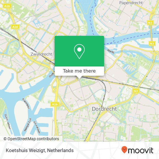 Koetshuis Weizigt map