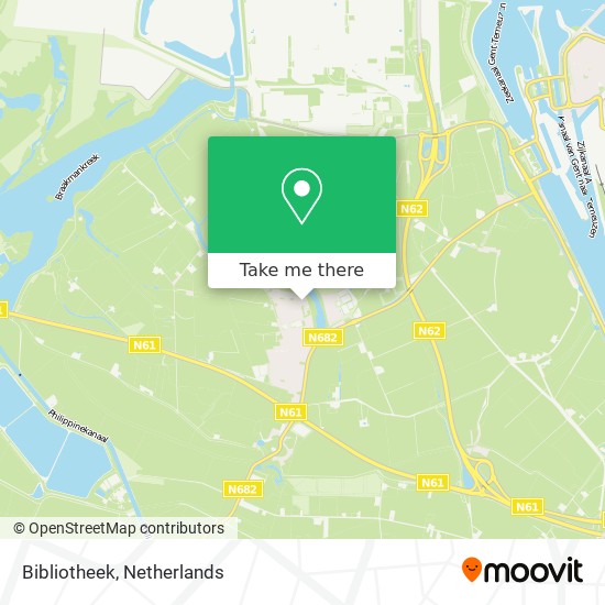 Bibliotheek map