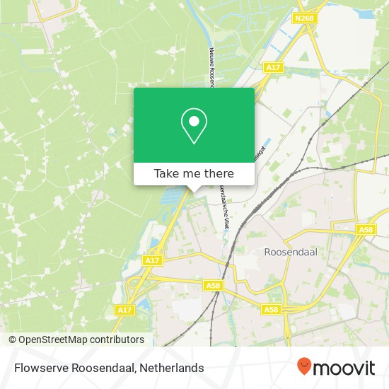Flowserve Roosendaal map