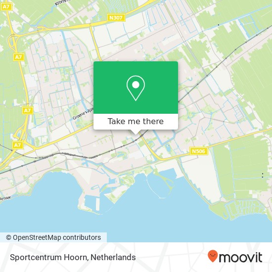 Sportcentrum Hoorn map