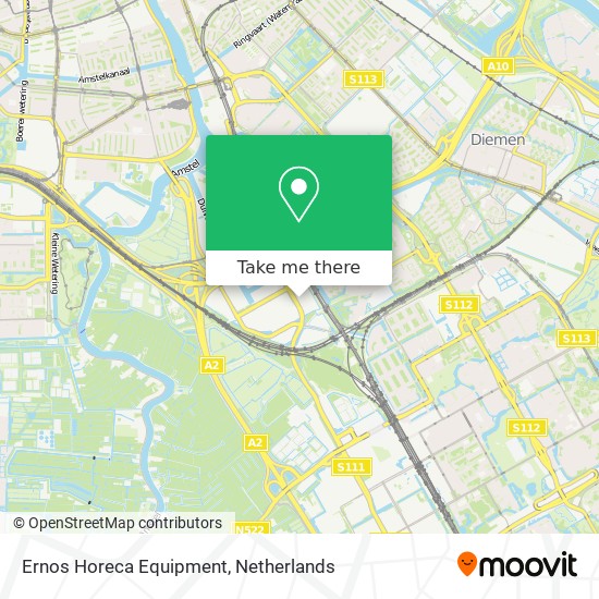 Ernos Horeca Equipment map