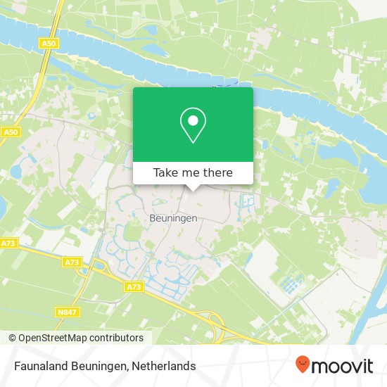 Faunaland Beuningen map