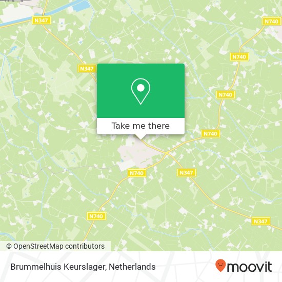 Brummelhuis Keurslager map