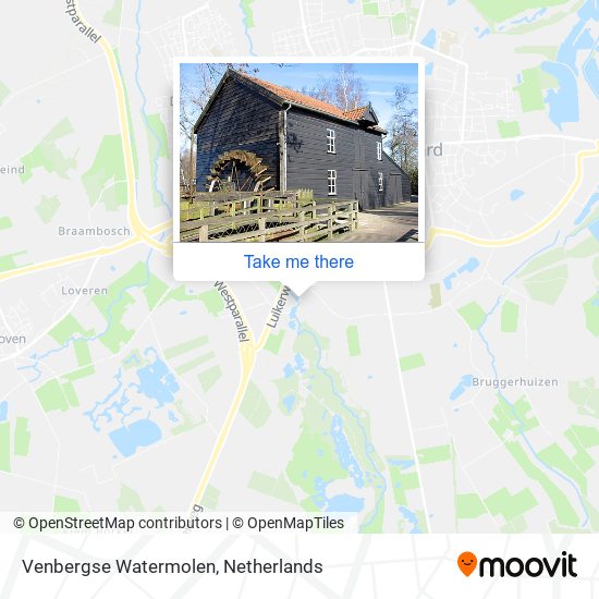 Venbergse Watermolen map