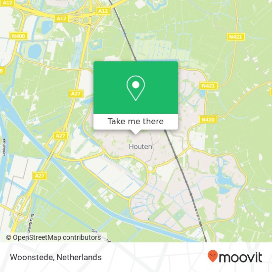 Woonstede map