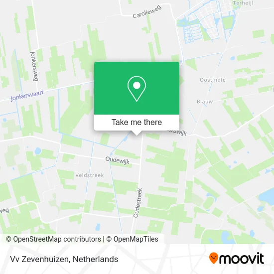 Vv Zevenhuizen map