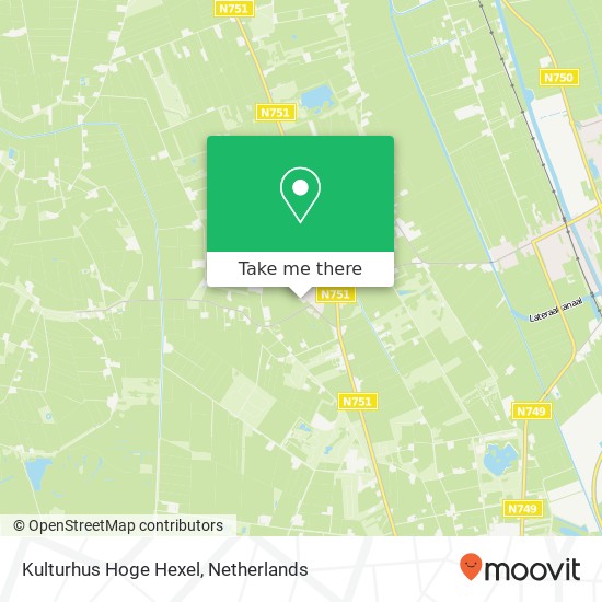 Kulturhus Hoge Hexel map