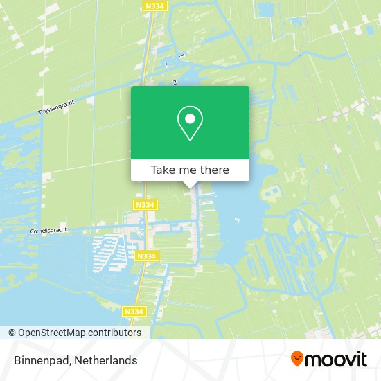 Binnenpad map