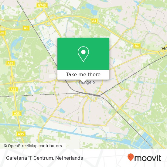 Cafetaria 'T Centrum map