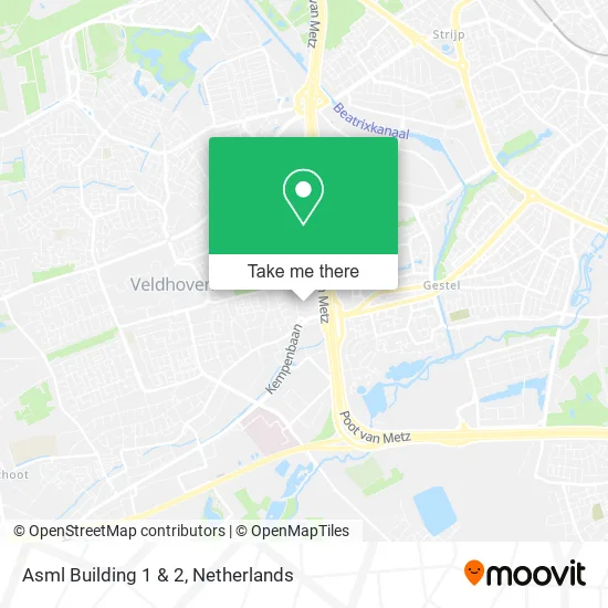 Asml Building 1 & 2 map