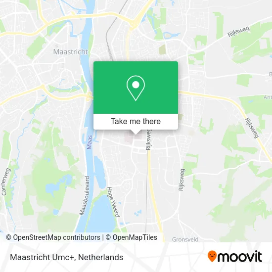 Maastricht Umc+ map