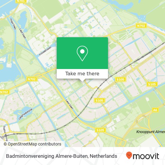 Badmintonvereniging Almere-Buiten Karte