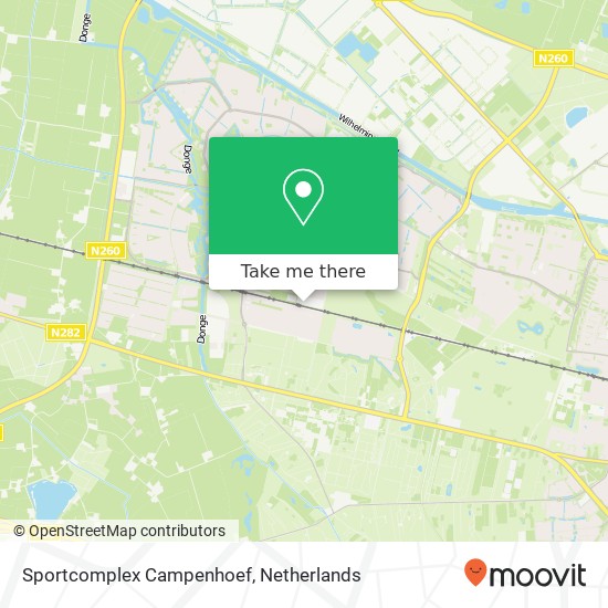 Sportcomplex Campenhoef Karte