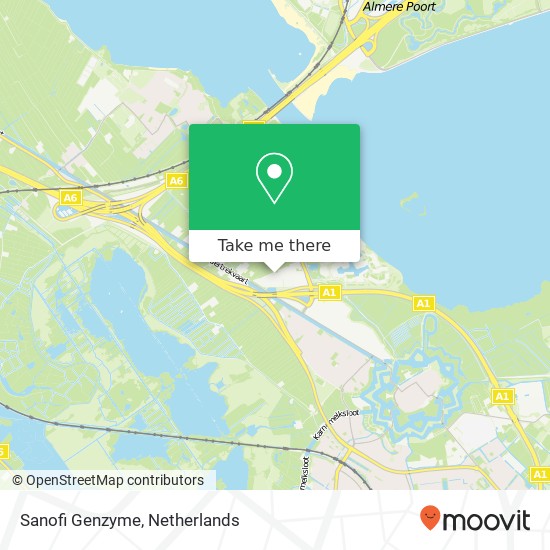 Sanofi Genzyme map