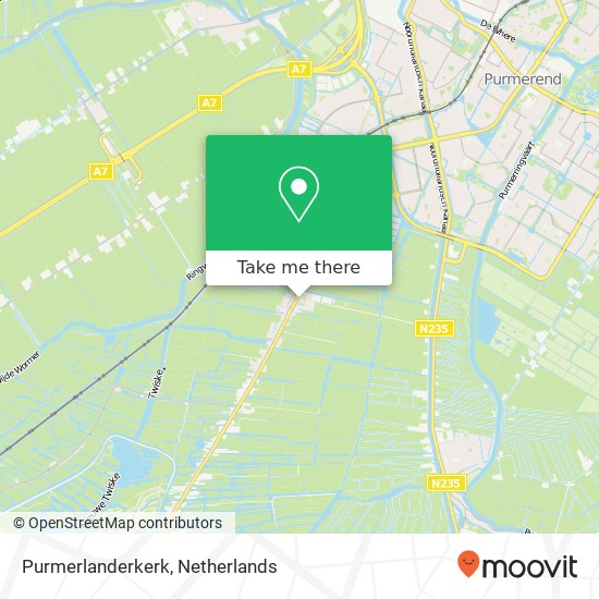 Purmerlanderkerk Karte