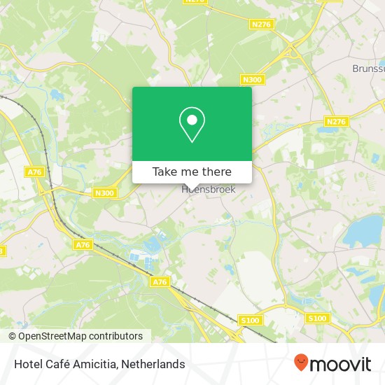 Hotel Café Amicitia map