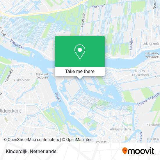 Kinderdijk Karte