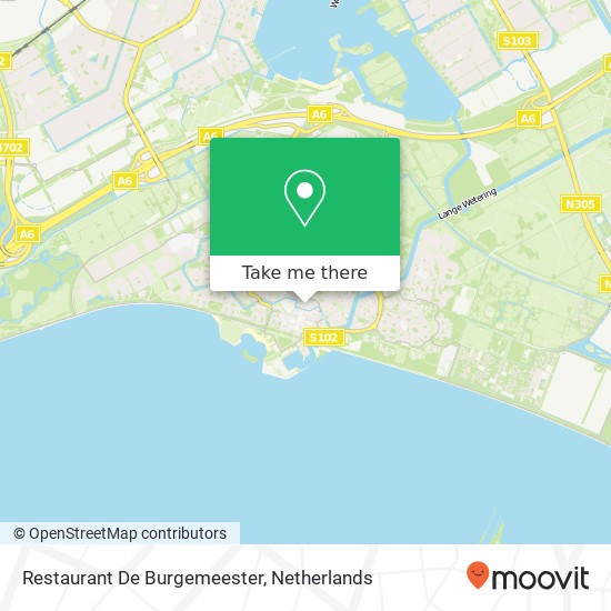 Restaurant De Burgemeester map