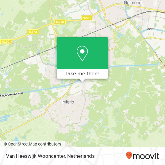 Van Heeswijk Wooncenter map