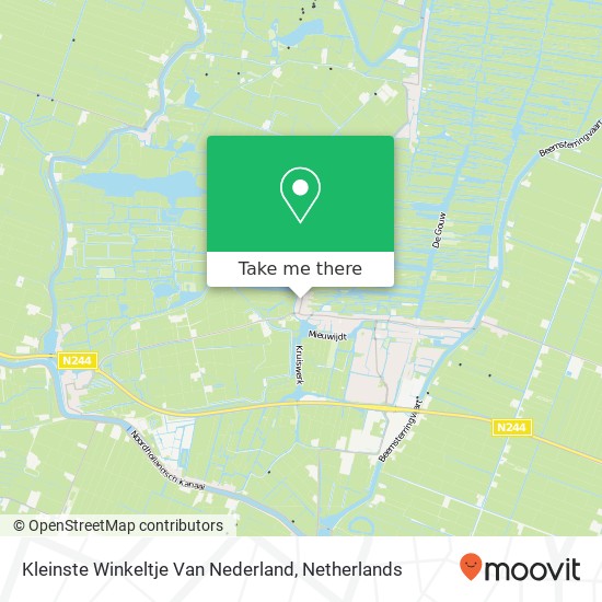 Kleinste Winkeltje Van Nederland Karte