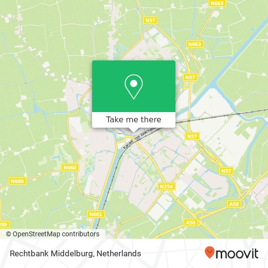 Rechtbank Middelburg map