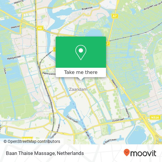 Baan Thaise Massage map