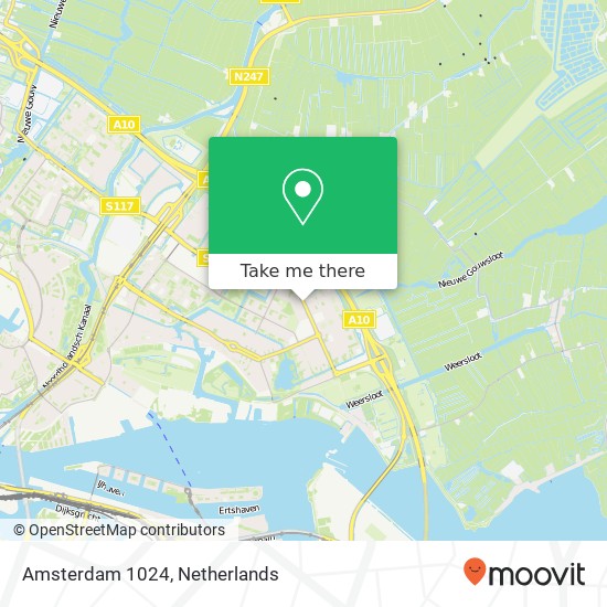 Amsterdam 1024 map