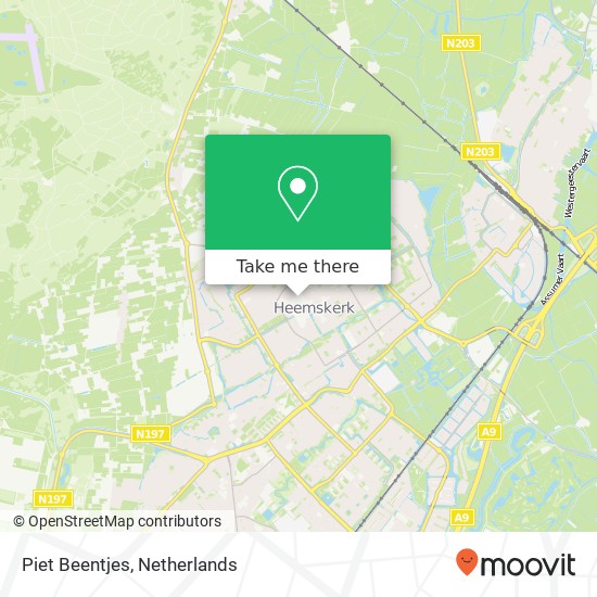 Piet Beentjes map