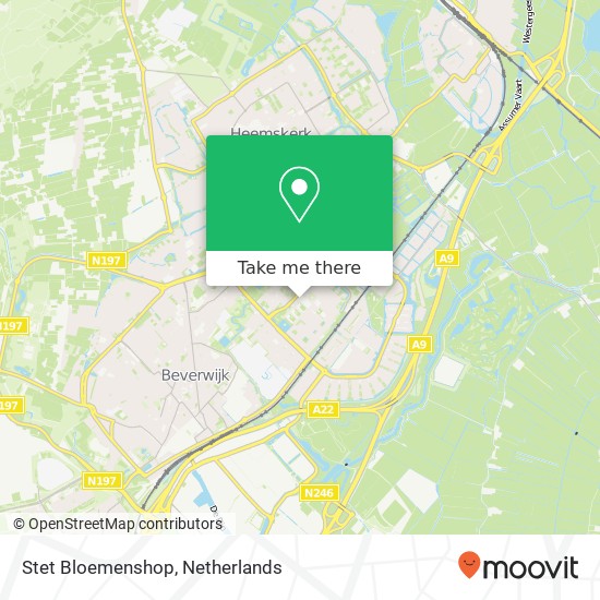 Stet Bloemenshop map