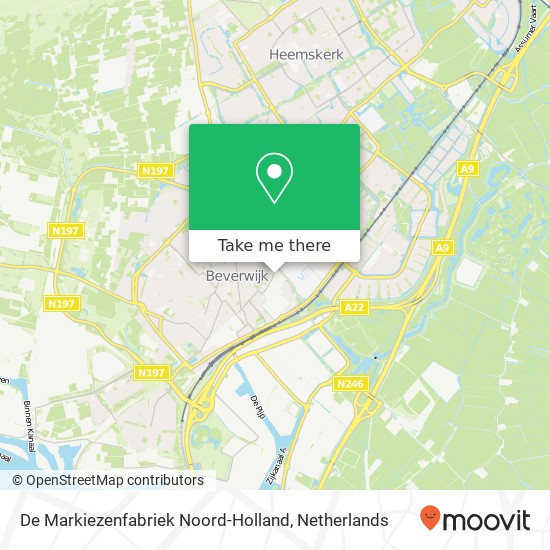 De Markiezenfabriek Noord-Holland map