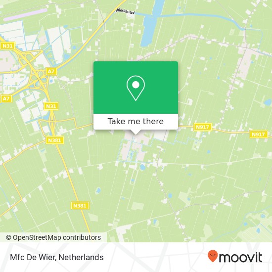 Mfc De Wier map