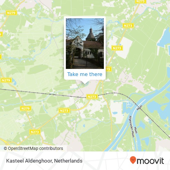 Kasteel Aldenghoor map