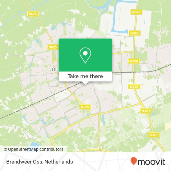 Brandweer Oss map