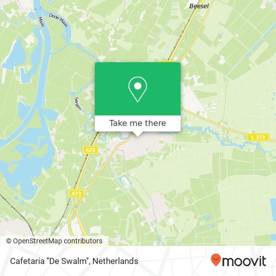 Cafetaria ''De Swalm'' map