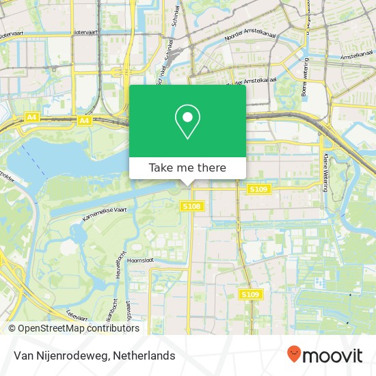 Van Nijenrodeweg map